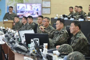 김명수 합참의장, 1군단 및 예하 방공작전진지 대비태세 현장점검('24. 12. 3. 화.)